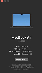 MacBook Air M2 2022 (4 foto / 5)