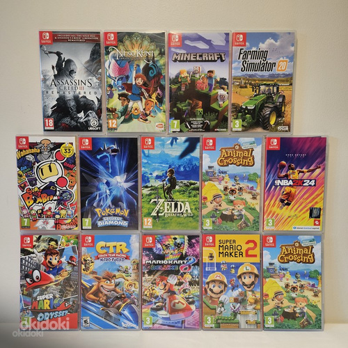 Игры для Nintendo Switch 1/2 (40 игр)
