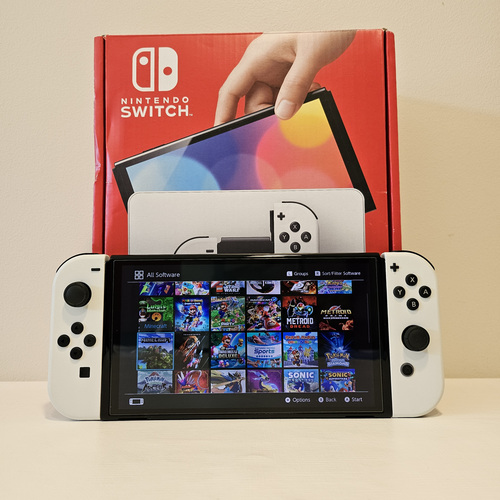 Nintendo Switch OLED CFW + 35 mängu + 256GB SD