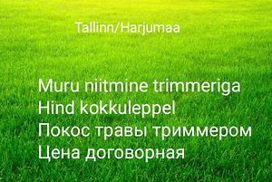Muru niitmine/Покос травы (1 foto / 3)
