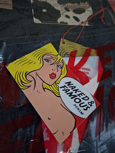 NAKED & FAMOUS DENIM Jeans Super Guy - Milk Selvedge (10 foto / 10)