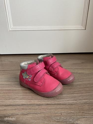 Ботинки кожаные для девочки, размер 22 (фото #1)