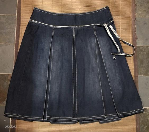 Calvin Kleini джинсовая юбка р.27 (фото #1)