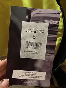 Tööriided XXL Töö riided helendav (4 foto / 4)