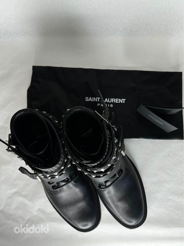 Байкерские ботинки Saint Laurent YSL Ranger, размер 37 (фото #6)