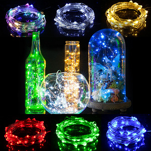 Garland led string 100 LED 10m patareiga (2 foto / 10)