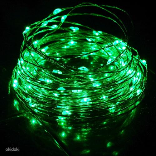 Garland led string 100 LED 10m patareiga (foto #3)