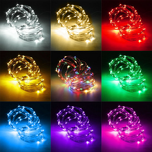 Garland led string 100 LED 10m patareiga (5 foto / 10)
