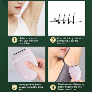 New Portable Electric Ladies Hair Removal Hair Remover (2 foto / 9)