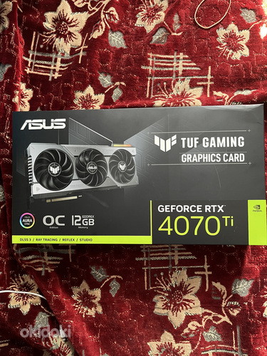 Asus GeForce RTX 4070 Ti TUF Gaming OC 12GB DDR6 (фото #1)