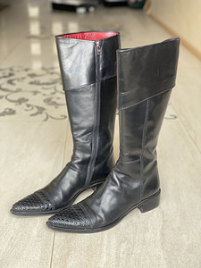 Angela Falconi vintage leather boots