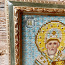 Helmestega tikitud ikoon “St Nicholas the Wonderworker” (foto #2)