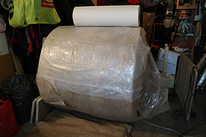 Большой рулон белой бумаги, 450 кг