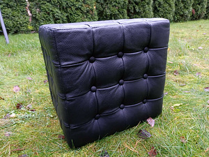 Новый пуфик из кожи (2 фото из 4)