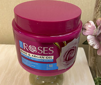"Roses" mask hapratele juustele roosiõliga ja argaani, 500ml