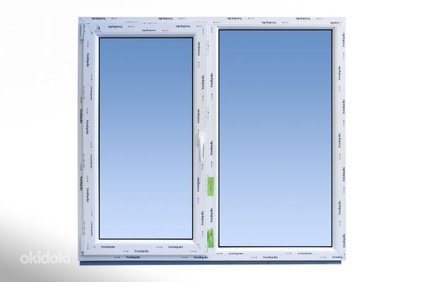 2-osaline PVC aken, 1 aknatiib avatav 3 asendis (foto #5)