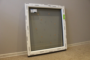 Mitteavatav plastic (PVC) aken, laiusega 800 mm (4 foto / 10)