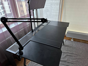 Mängulaud, 160x80 cm, must (2 foto / 3)