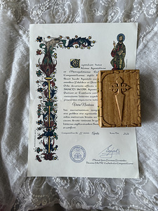 Kokkupandav ikoon Jeesus Kristus ja Püha apostel Jaakobus Sebedeus (5 foto / 5)