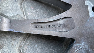 KS091 5x114.3 R19x9.5J 4tk Honda, Mitsubishi, Toyota, Lexus (7 foto / 10)