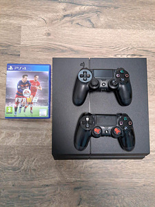 Playstation 4, 1TB, puldid ja mäng (2 foto / 2)