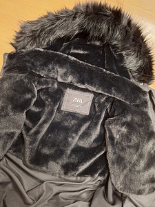 Uus talvejope ZARA, suurus L-XL, must (3 foto / 3)