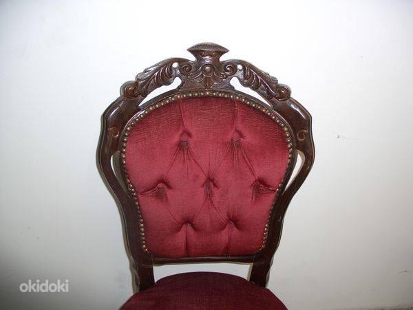 Набор красных стульев из 4 предметов (фото #2)