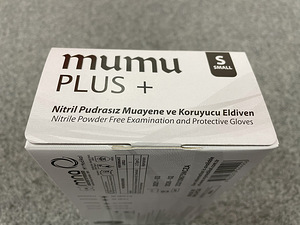Ühekordsed nitriilkindad MUMU, 100tk/karp, mustad (5 foto / 5)