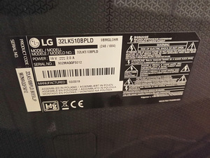 LG 32LK510BPLD teler / 32 ″ (4 foto / 5)