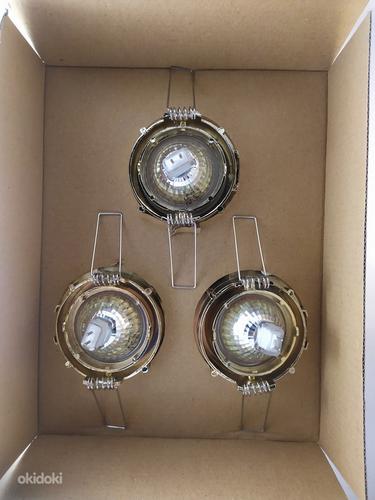 Прожектор галогенная лампа 20w landlite gold set (фото #3)