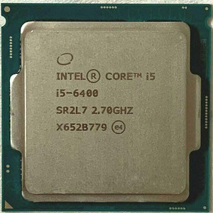 Графический процессор Intel Core i5-6400, сокет 1151, ddr4, (1 фото из 1)