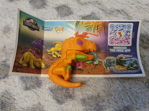 UUS Kinder Joy jurassic world crocanthosaurus figuur kuju