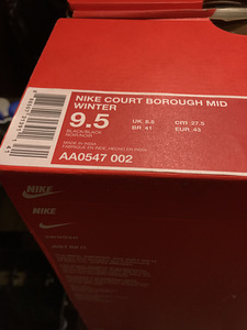 NIKE COURT BOROUGH MID Ботинки / Meeste jalatsid (3 фото из 4)