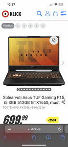 Asus TUF F15 (2 foto / 3)