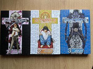 Manga Death Note, 3 osad inglise keeles