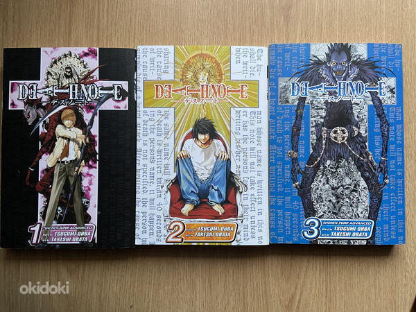 Manga Death Note, 3 osad inglise keeles (foto #1)
