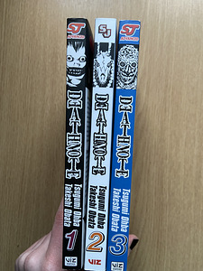 Manga Death Note, 3 osad inglise keeles (3 foto / 3)