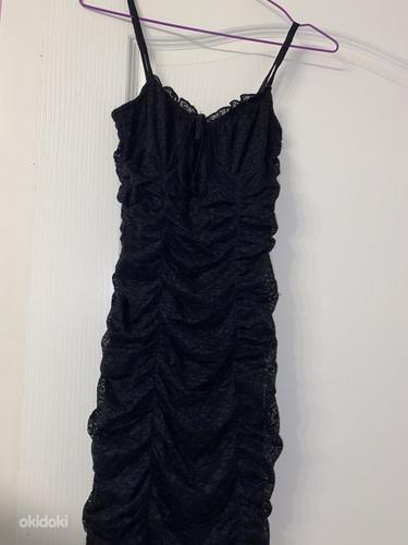 Черное обтягивающие платье (фото #1)