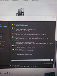 Mini Gamer Mänguarvuti i5-6500/ram16gbDDR4/m2.ssd1Tb/rtx3060 (4 foto / 4)