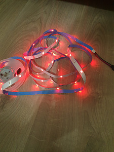 RGB led riba 5m+pult+adapter! UUS! (4 foto / 4)