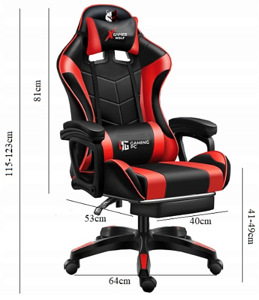 Игровой стул/компьютерный стул с функцией массажа.