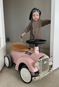Retrostiilis tõukeauto ,roosa,pehmed rattad.SOODUSMÜÜK! (3 foto / 3)