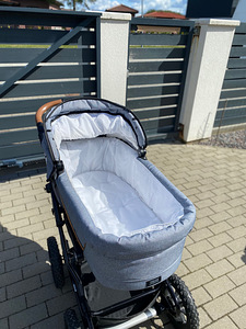 Emmaljunga Edge Due Combi + vihmakile + talve kindad (3 foto / 10)