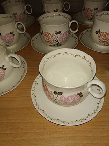 Чашка с блюдцем, СССР, ЛФЗ (2 фото из 6)