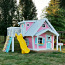Новый детский игровой домик, один этаж игровой домик (фото #1)