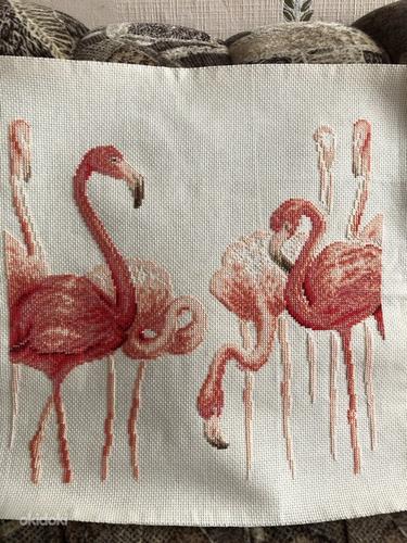 Вышивка «Фламинго» (фото #1)