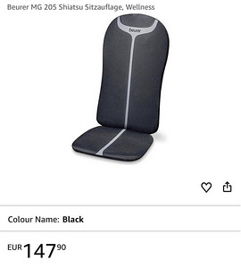 Beurer Mg205 Massage Seat Cover (1 foto / 3)