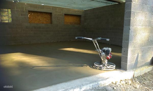 Подготовка заливка шлифовка ремонт бетонных полов (фото #3)