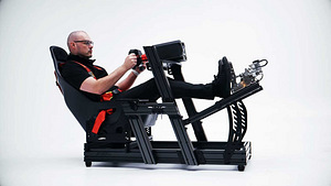 Next Level Racing F-GT Elite, must - Rallikokpit (UUS!) (2 foto / 6)