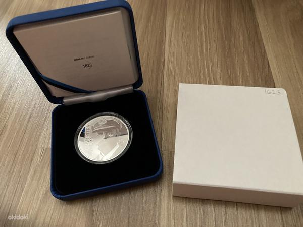 Pühendatud hõbemünt 15€ Johan Pitka 150 (foto #2)
